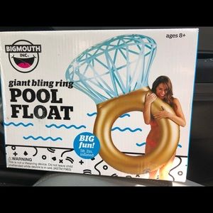 Giant “Bling” Ring Pool Float